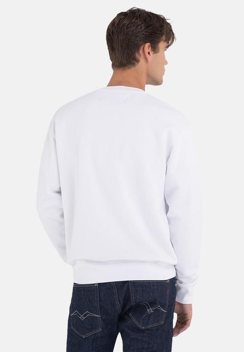 Immagine prodotto Replay Pullover Regular-Fit-Sweatshirt mit Rundhalsausschnit und Logo-Print aus French Terry (XL)
