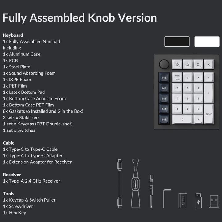 Actual product image Keychron Q0 Max (Numeric keypad, Cable, Wireless)