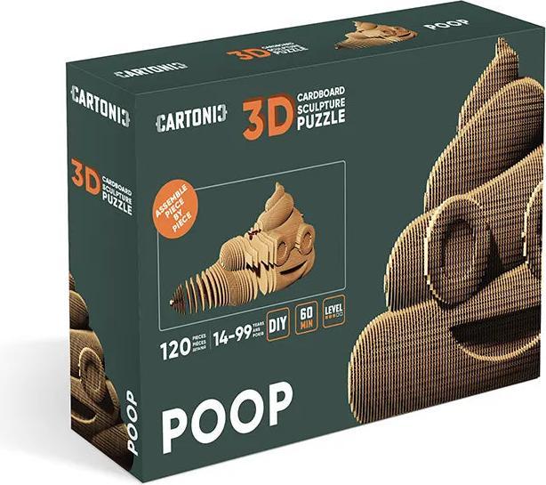 Image du produit Cartonic Poop - Modèle 3D en carton