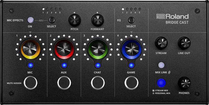 Actual product image Roland Bridge Cast Dual Bus Gaming Mixer (3.5mm jack, USB)