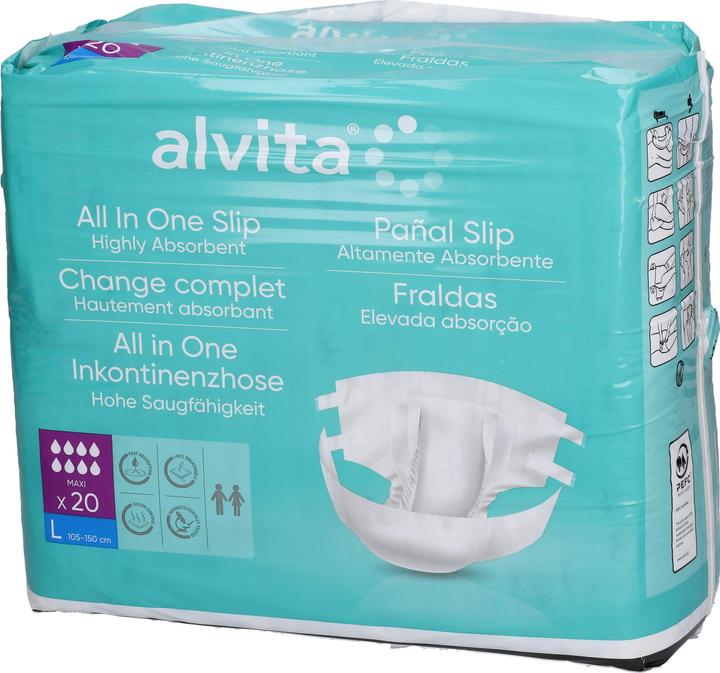 Produktbild Alvita All-in-One Inkontinenzhose Maxi Large Nacht, 20 St (20 x)