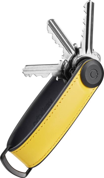 Image du produit Orbitkey Porte-clés en cuir hybride - Jaune solaire