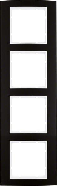 Actual product image Berker 10143025 Frame 4gang