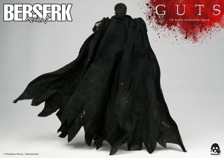 Actual product image ThreeZero Berserk figurine 1/6 Guts (Black Swordsman) 32 cm