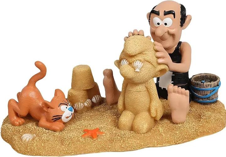 Actual product image Europet AQUA DELLA Aqua Della Ozdoba Smerfy Gargamel Plaża 17,7x9,3x9,4 (Embellishment, Comic figure)