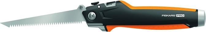 Produktbild Fiskars Universal-Trockenbaumesser, Länge 18,5 cm, Rostfreier Stahl/Kunststoff, Schwarz/Orange, Carb