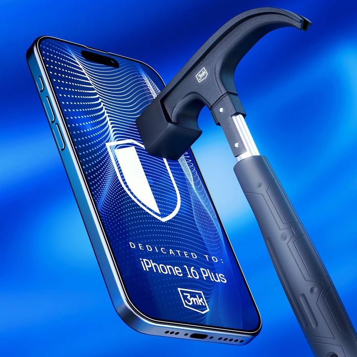 Productafbeelding 3MK FlexibleGlass Pro pro Apple iPhone 16 Plus (1 Stuk, Apple iPhone 16 Plus)
