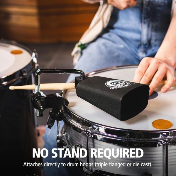 Actual product image Meinl Cowbell AN-BB 4.5 Zoll Anika Nilles Beat Bell mit Trommelstöcken (Percussion)