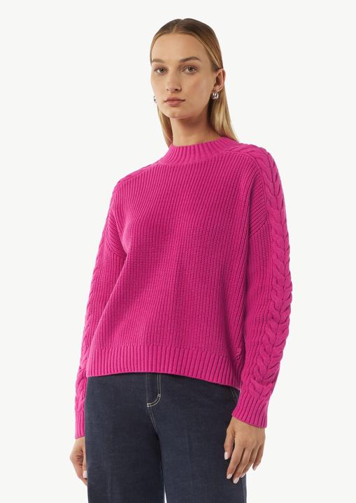 Actual product image Comma Strickpullover Strickpullover mit Zopfmuster am Ärmel (L)