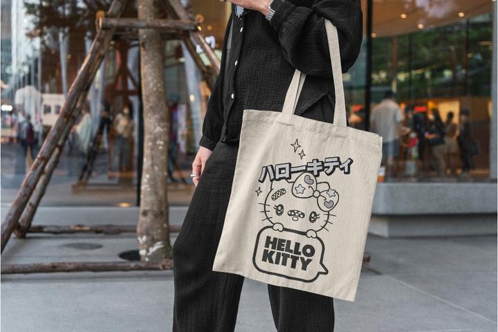 Actual product image Konix Hello Kitty carrier bag Star