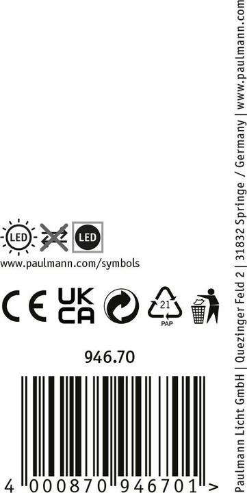 Produktbild Paulmann Wallwasher Ito (450 lm, IP67)