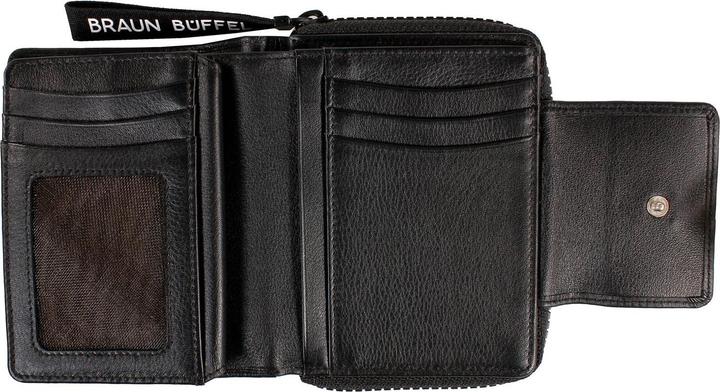 Actual product image Braun Büffel Capri wallet leather 12 cm