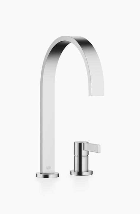 Dornbracht MEM Zweilochbatterie, Küchenarmatur, mit Einzelrosetten, Ausladung 241mm