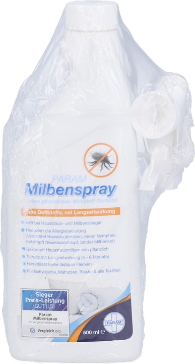 Milbenspray für Matratzen Polster Textilien, 500 ml FLA (500 ml)