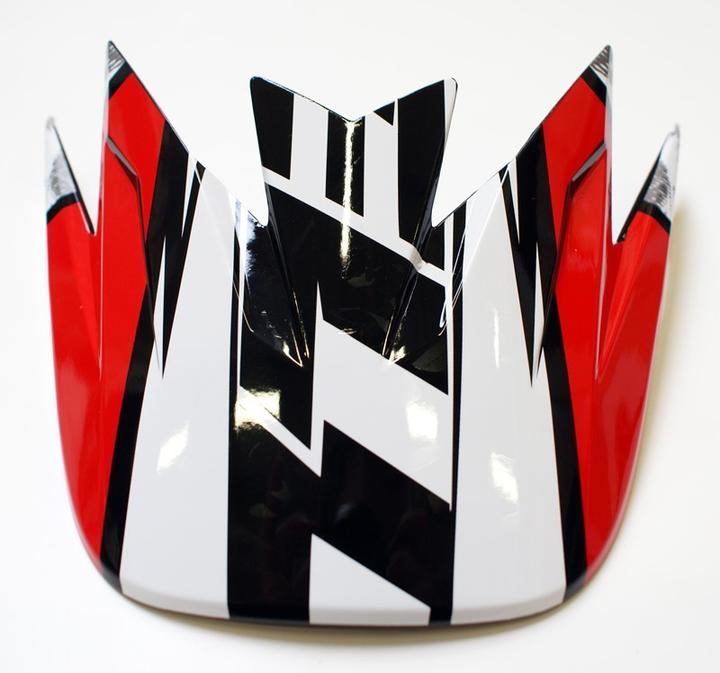 Actual product image Bell Daszek Sanction white black red 2017