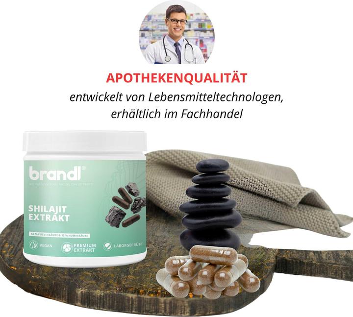 Produktbild Brandl Shilajit Extrakt (120 Stk., Kapseln, 75 g)