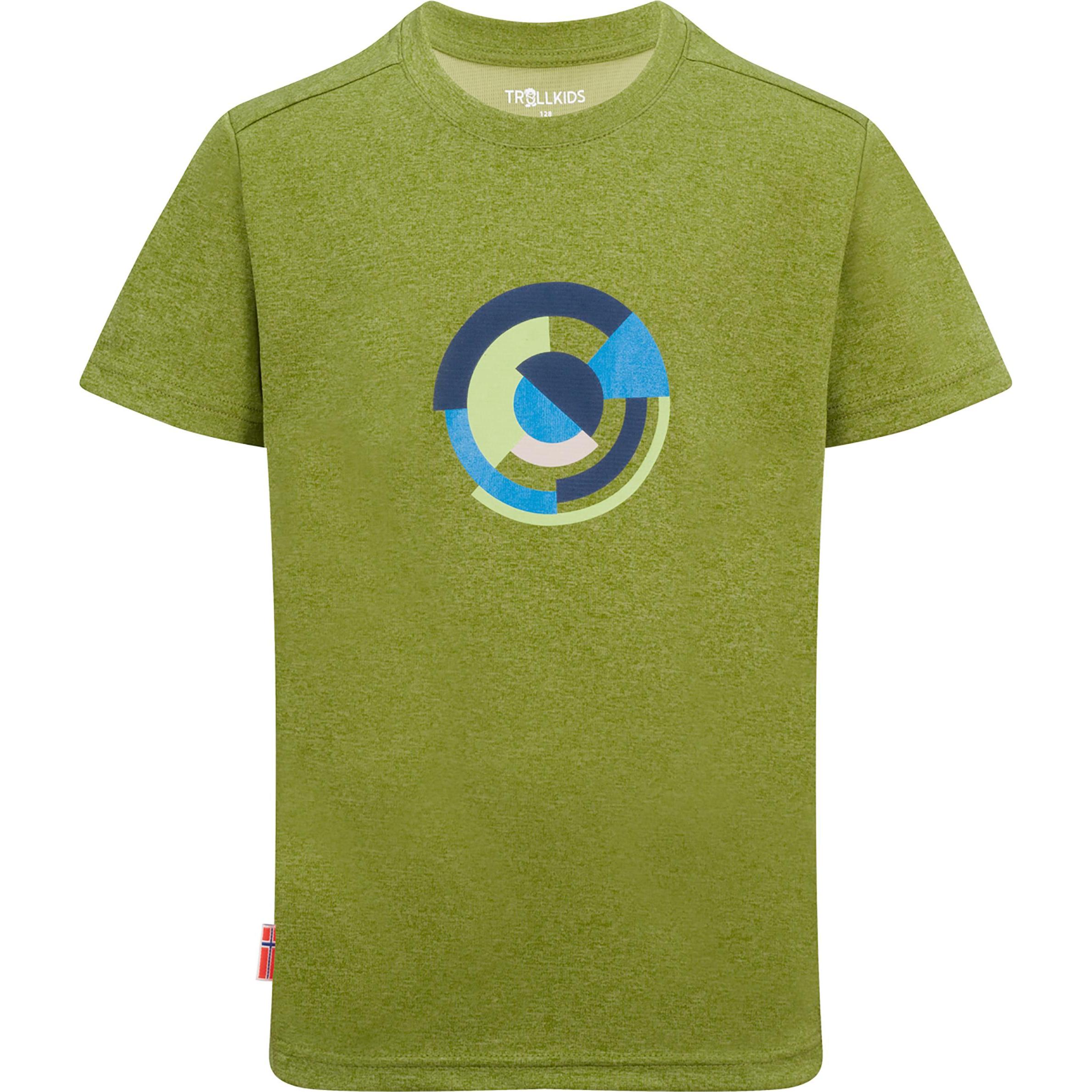 Trollkids, Jungen, Shirt, Sognefjord, Grün, (176)