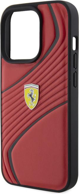 Produktbild Ferrari FEHCP15LPTWR iPhone 15 Pro 6.1" czerwony/red hardcase Twist Metal Logo (Apple iPhone 15 Pro)
