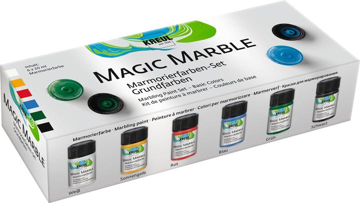 Produktbild Creativ Company KREUL Magic Marble 20 ml (Mehrfarbig, Hellgelb, Grün, 20 ml)