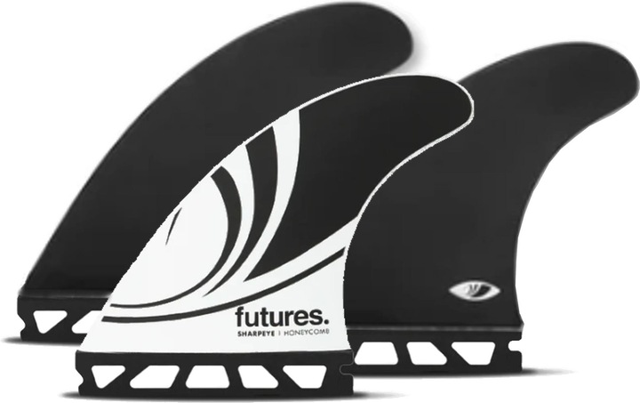 Actual product image Futures Thruster Fin Set Sharp Eye Honeycomb M
