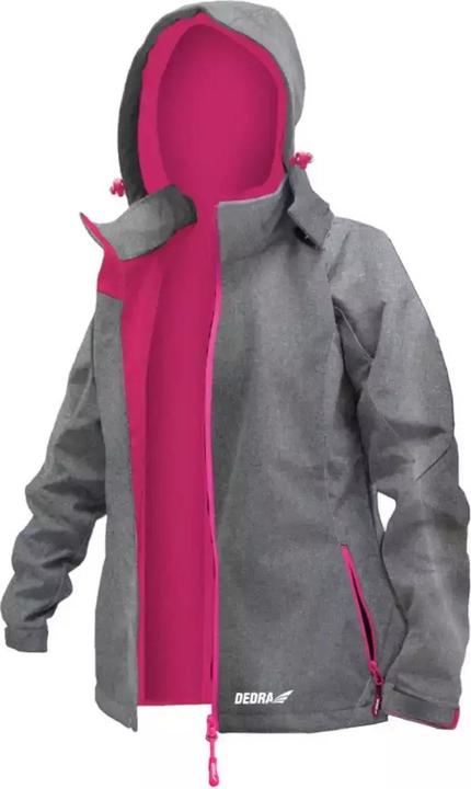 Dedra Damen-Softshelljacke, Grösse XS, 96 % Polyester + 4 % Elasthan (BH65KS-XS) (XS)