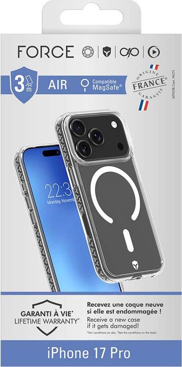 Produktbild Force Case AIR MagSafe Hülle iPhone 17 Pro (Apple iPhone 17 Pro Max)