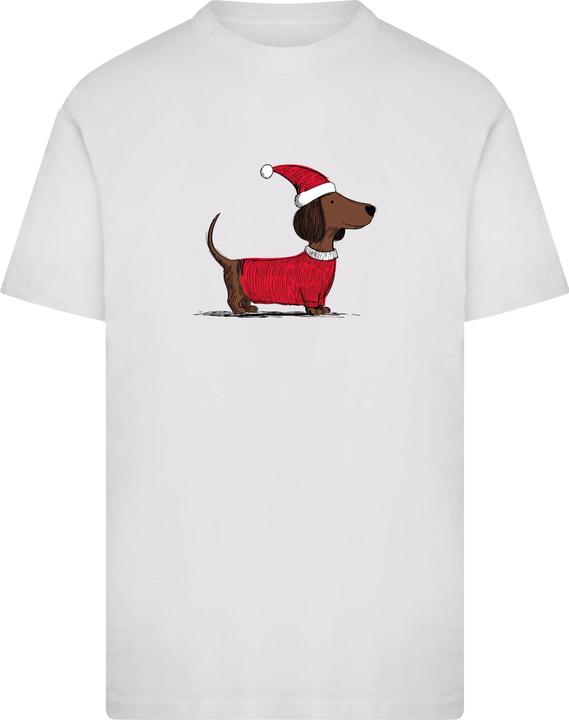Produktbild MT Christmas Dackel Tee white L (L)