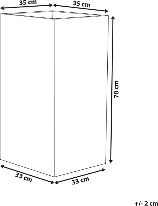 Produktbild Beliani Gaza (35 x 35 x 70 cm)