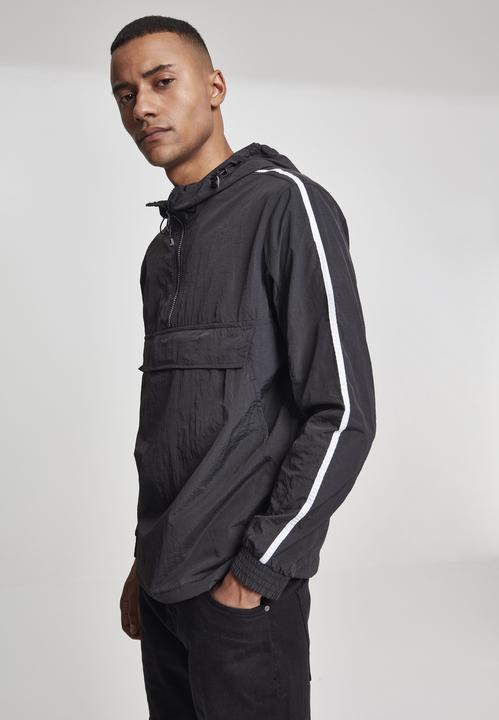 Actual product image Urban Classics Crinkle Nylon Pull Over Jacket (S)