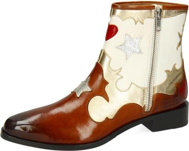 Actual product image Melvin & Hamilton Pointed Toe Flat Heel Ankle Boots (35)