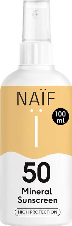 Produktbild Naïf Mineralisches Sonnenschutzspray (Sonnenspray, SPF 50, 100 ml, 133 g)