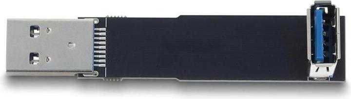 Produktbild Delock USB 10 Gbps Adapter USB Typ-A Buchse zu Stecker gewinkelt 90 (USB-A, 7.65 cm)