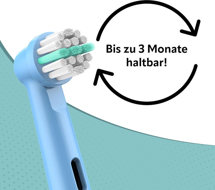 Actual product image Ora-Care Replacement brushes for children compatible with Oral-B 8-pack (8 x)