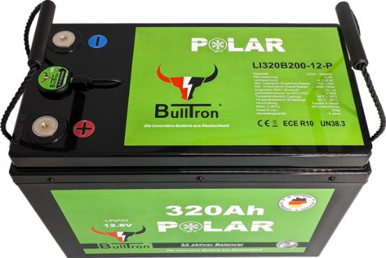 Produktbild Bulltron Batterie Polar 320Ah inkl. Smart BMS mit 200A Dauerstrom & BT/WiFi App (12.80 V, 320 Ah)