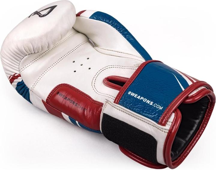 Image du produit 8Weapons Boxing Gloves, Shift, white-navy-red, 12 Oz (12 OZ)