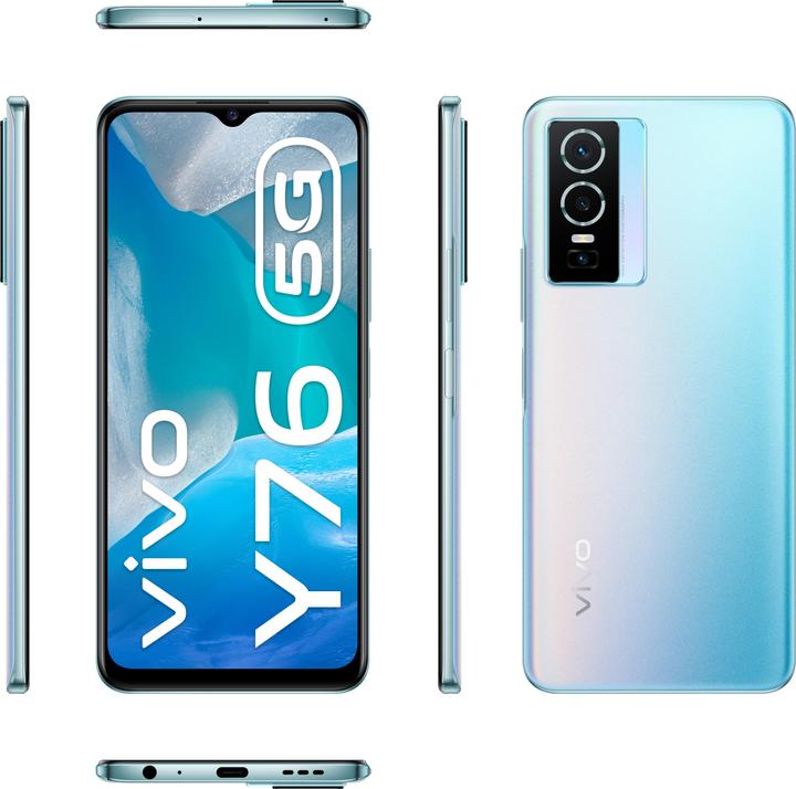Produktbild Vivo Y76 5G Cosmic Aurora (128 GB, Cosmic aurora, 6.58", Dual SIM, 5G)