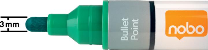 Produktbild Nobo N-Marker Viscom 3mm 1915380 grün 10 Stück (10x)