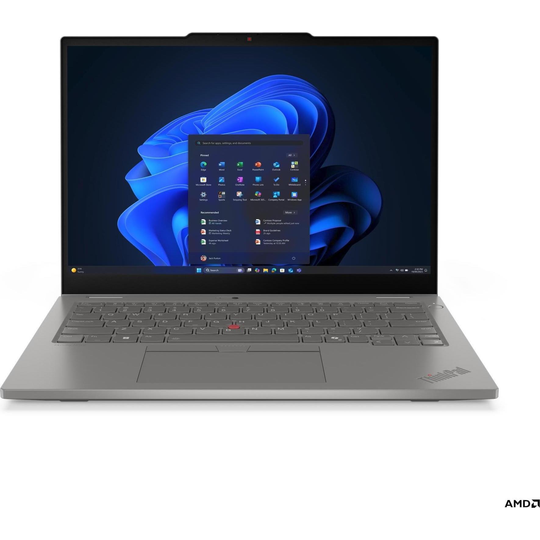 Lenovo ThinkPad L13 2-in-1 Gen 6 (13.30", 1000 GB, 32 GB, DE, AMD Ryzen 5 Pro 215), Notebook, Grau
