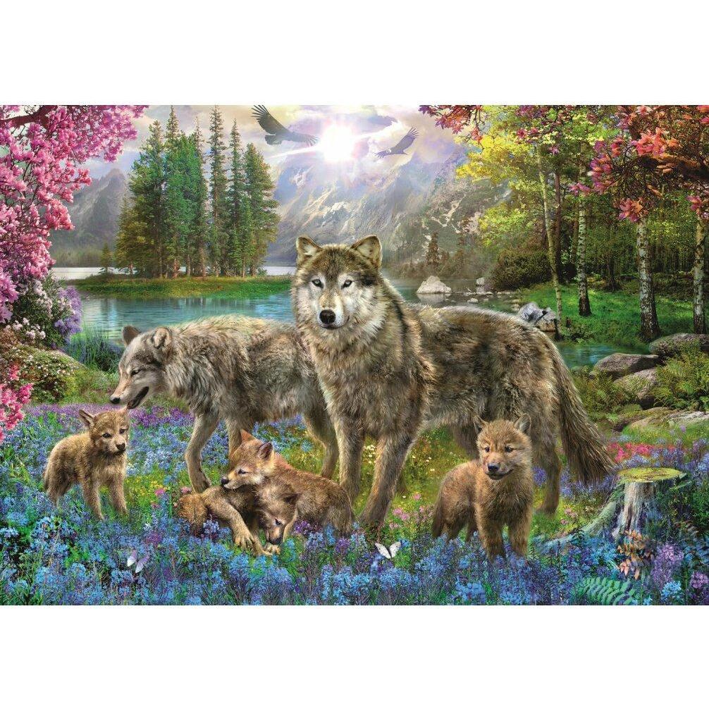 Thumbnail - Ravensburger Puzzle 1000 Teile - Wolfsfamilie (1000 Teile)