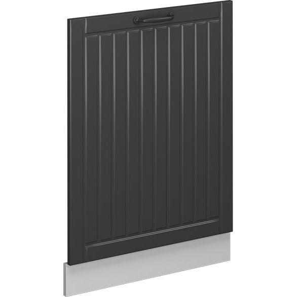 Vichy Geschirrspülblende Fame-Line, Anthrazit Landhaus/Weiss, 60 cm ohne Arbeitsplatte, Geschirrspüler Zubehör, Grau