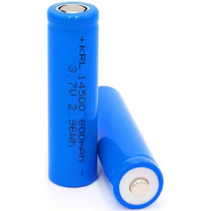 SIGN Rechargeable Battery 14500 3.7V 800mah (800 mAh), Batterie + pile