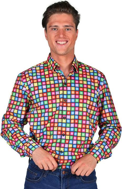 Image du produit Thetru chemise boule à facettes, multicolore (M)