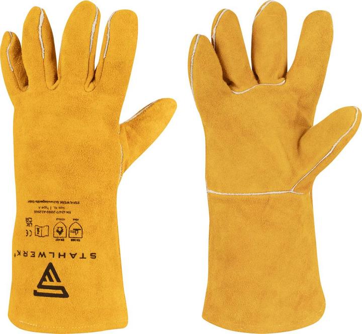 Produktbild Stahlwerk Schweisserschutzkleidung Set Schweisserschürze + Schweisshandschuhe dick