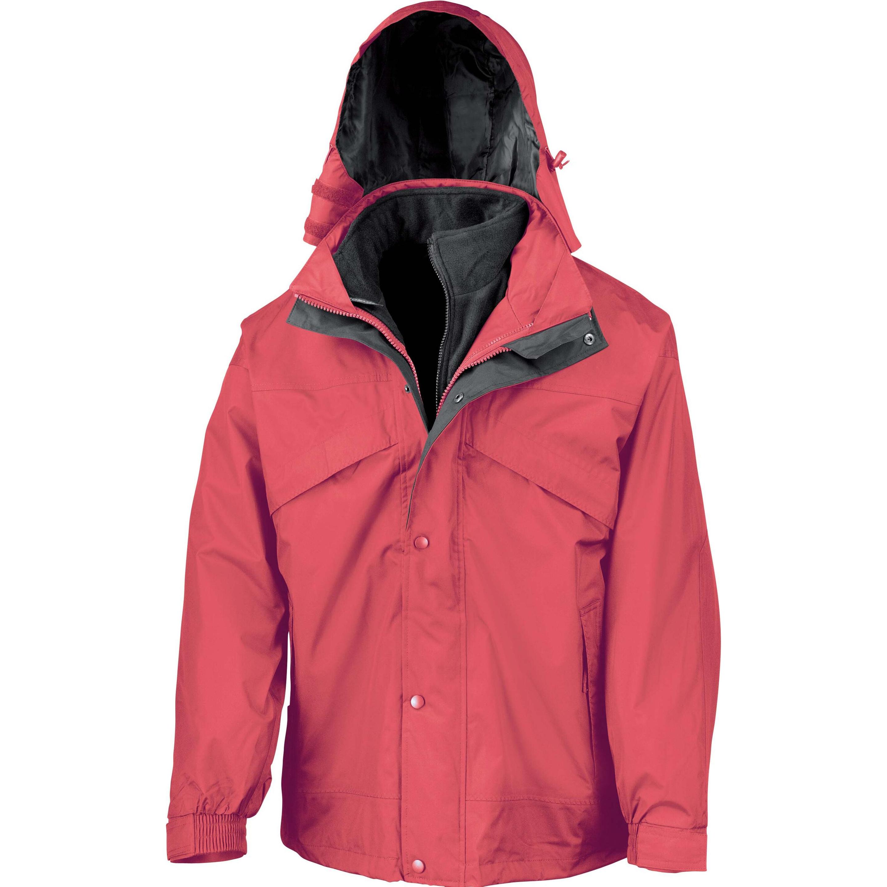 Regatta, Herren, Jacke, jacke 3 en 1 zip & clic (XL), Rot, XL