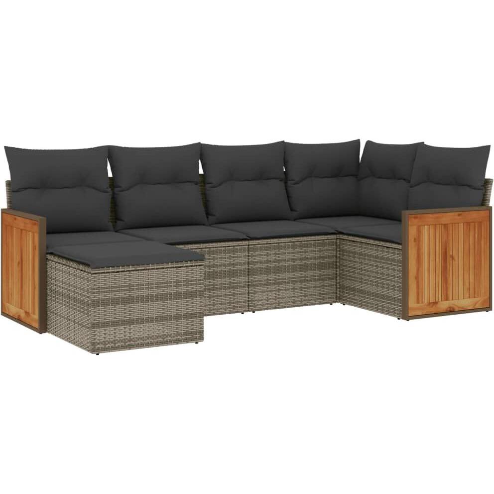 VidaXL, Gartenlounge, 10-tlg. Garten-Lounge-Set mit Kissen