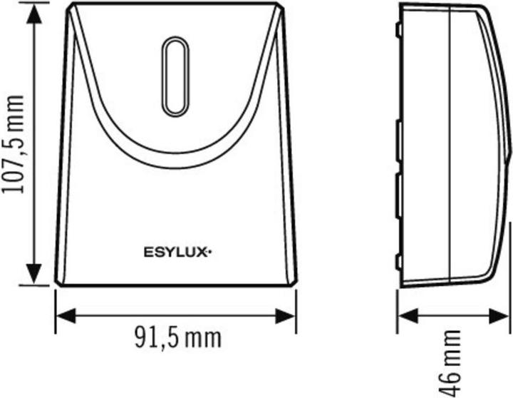 Actual product image Esylux Twilight switch