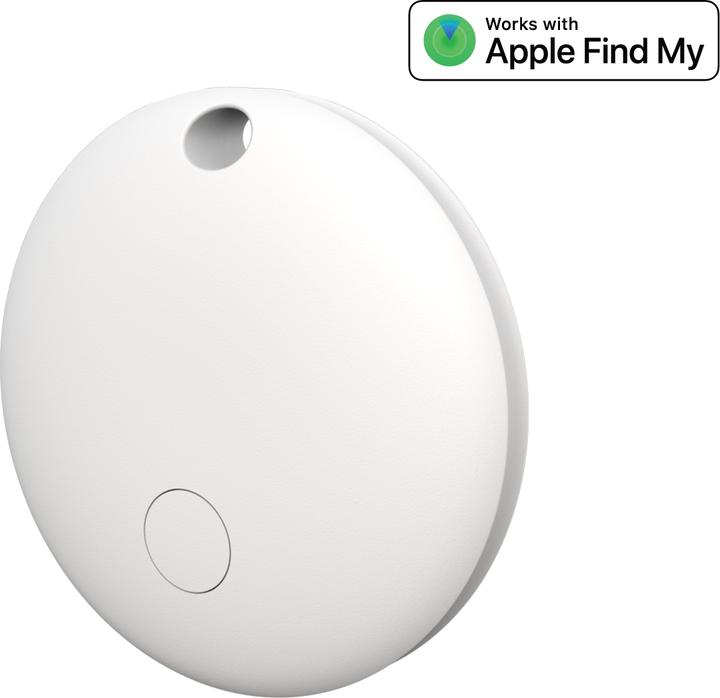 Actual product image Setty locator FindMy round TFO TAG 01 white + etui (iOS)