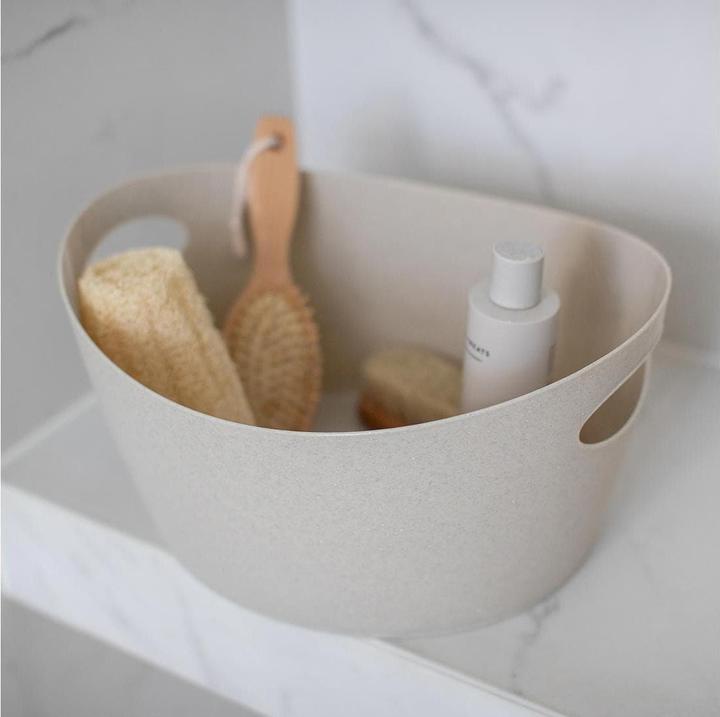 Produktbild Koziol Wäschekorb Bottichelli M 4.5 l, Beige (4.50 l)