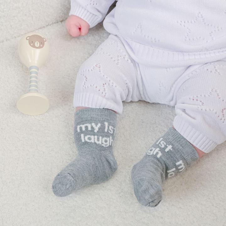 Actual product image Bambino by Juliana Bambino Socks My First Milestones 0-6M Pack of 5 Pairs (5-pack, One size)