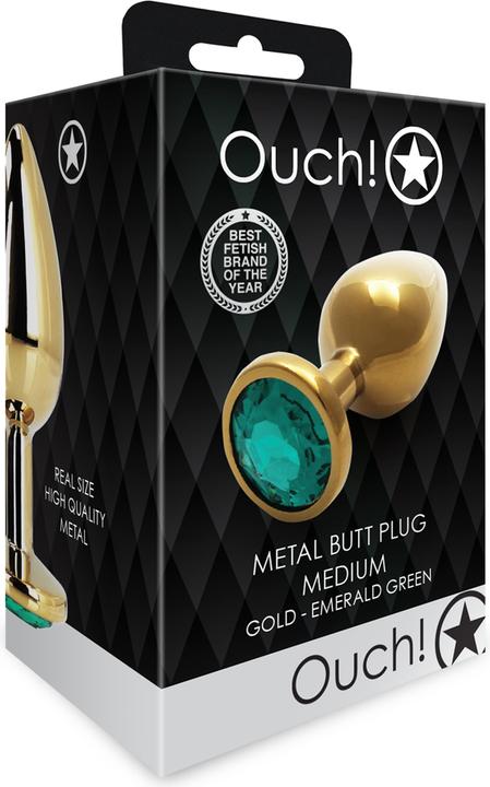 Immagine prodotto Ouch! Plug anale rotondo a forma di gemma - Medio